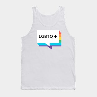 LGBTQ Power Colorful Rainbow Flag Proud Gay Month Tank Top